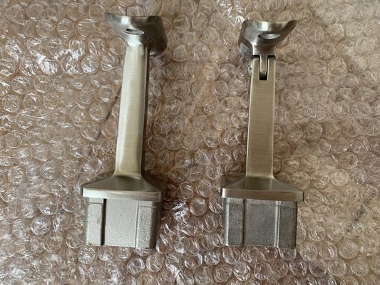 Противокоррозионный квадратный 33,7 мм стеклянный зажим из нержавеющей стали