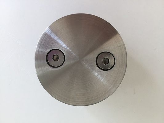 abrazaderas de cristal redondas del acero inoxidable de 60m m, solo tenedor lateral del vidrio del acero inoxidable