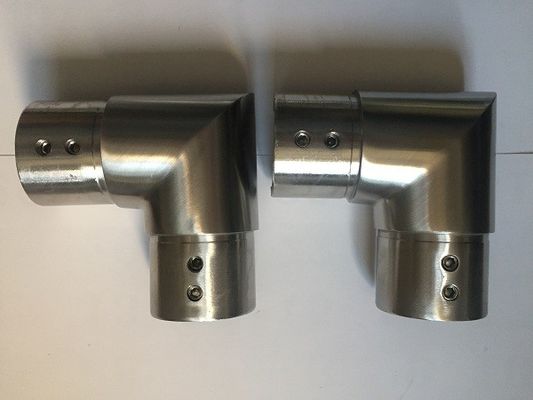 90 градусов прорезал полный локоть АИСИ 304 АИСИ 316 АИСИ 316Л для стеклянного поручня