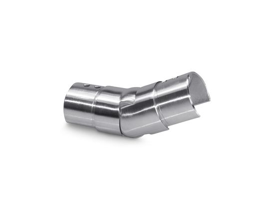 V2A V4A Stainless Steel Slot Pipe , Rust Proof Adjustable Downward Elbow