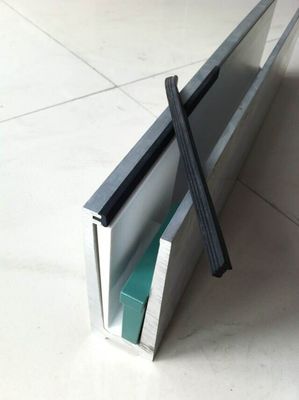 U Shaped Aluminum Channel Frameless Glass Handrail Use With Painted Surface
