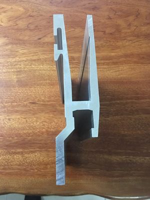 Side Mounted Aluminum U Channel Powder Coated For Commercial Glass Balustrade