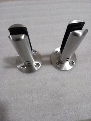 Commercial Frameless Glass Balustrade Components , Stainless Steel Spigot
