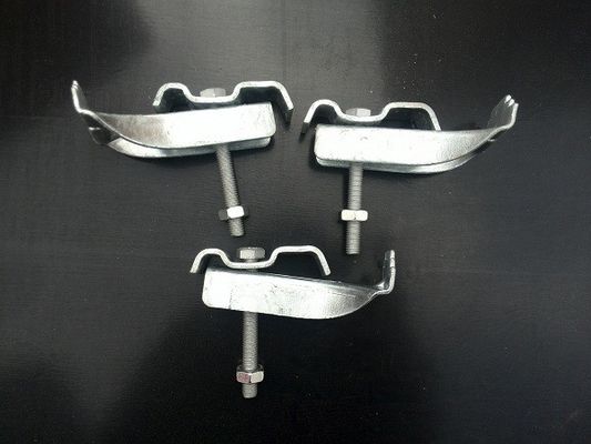 Clips de fijación de acero al carbono galvanizado duradero Q235 para suelos de malla y PRFV