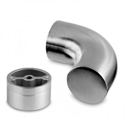 Коррозионностойкая 42.4мм деревянная сделанная нержавеющая сталь соединителей поручня