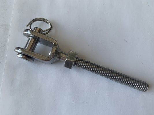 Выкованный вилкообразный вывод АИСИ 304 АИСИ 316 АИСИ 316Л для нержавеющих перил кабеля