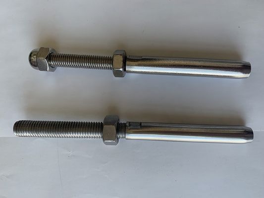 AISI 304 316 Части перил кабелей из нержавеющей стали / полированный терминал