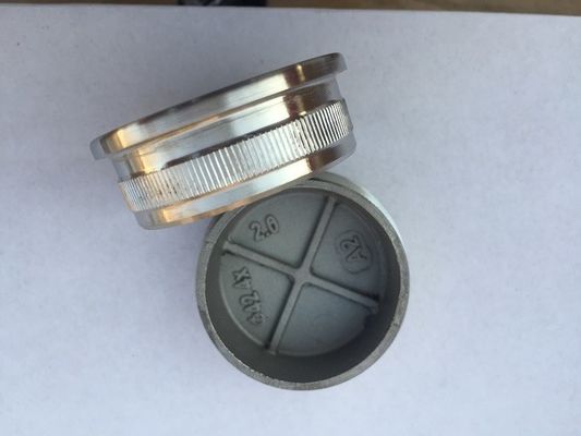 Плоские торцевые заглушки из нержавеющей стали, полые, шлифованные / полированные для верхних поручней