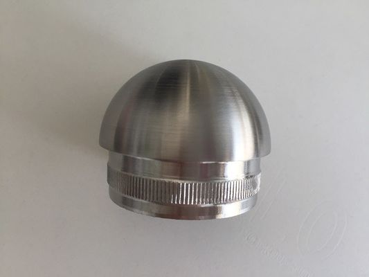 Приданная куполообразную форму крышка конца Балусраде для перил/поручня нержавеющей стали 42.4мм