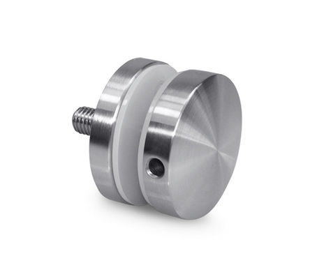 Круглые стеклянные тупики для балюстрады стекла нержавеющей стали балкона