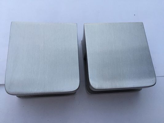 Sistemas de barandilla de vidrio de acero inoxidable Abrazaderas de vidrio cuadradas para panel de vidrio de 10 mm