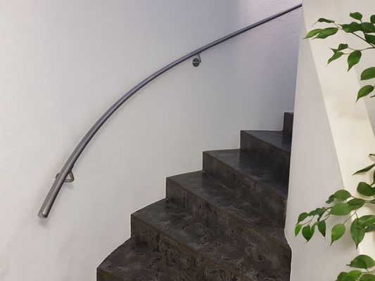 Barras de barandillas de acero inoxidable AISI304 de 12,76 mm cepilladas