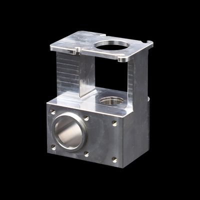 Piezas de fresado CNC tipo rodilla con chaflán y roscado