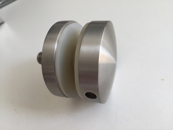 AISI304 12mm Frosted Stainless Steel Glass Clamps