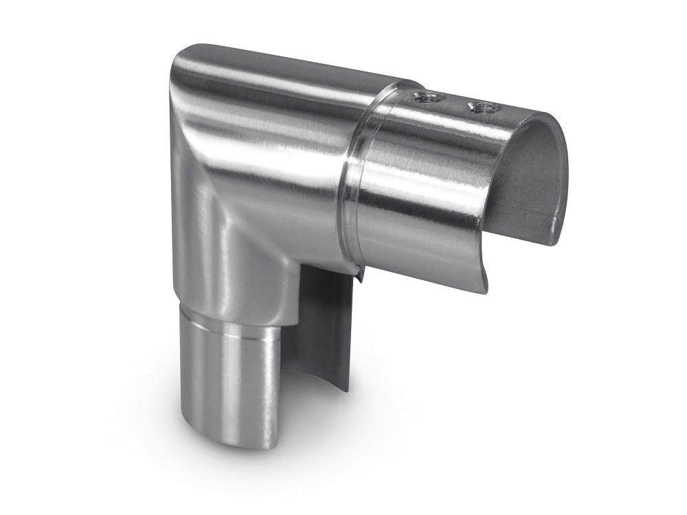 304 316 316L tubo de cerradura de acero inoxidable, conector de tubería anticorrosión de 90 grados