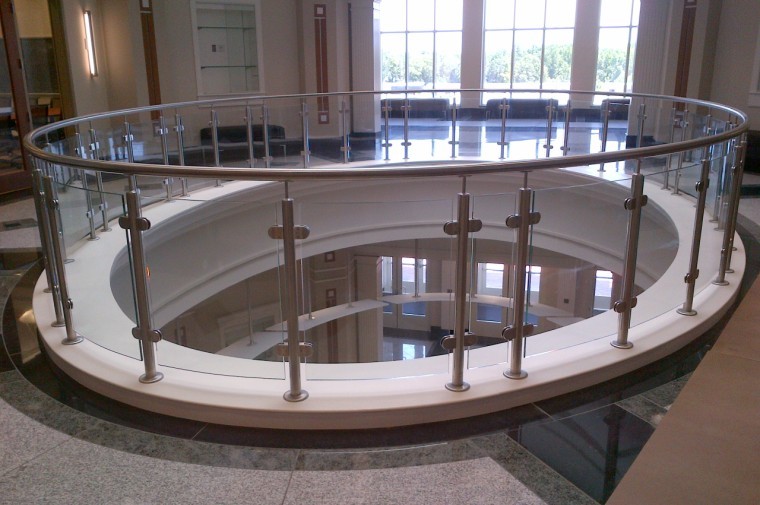 Brushed / Polished Stainless Steel Balustrade Posts 316 Marine Grade