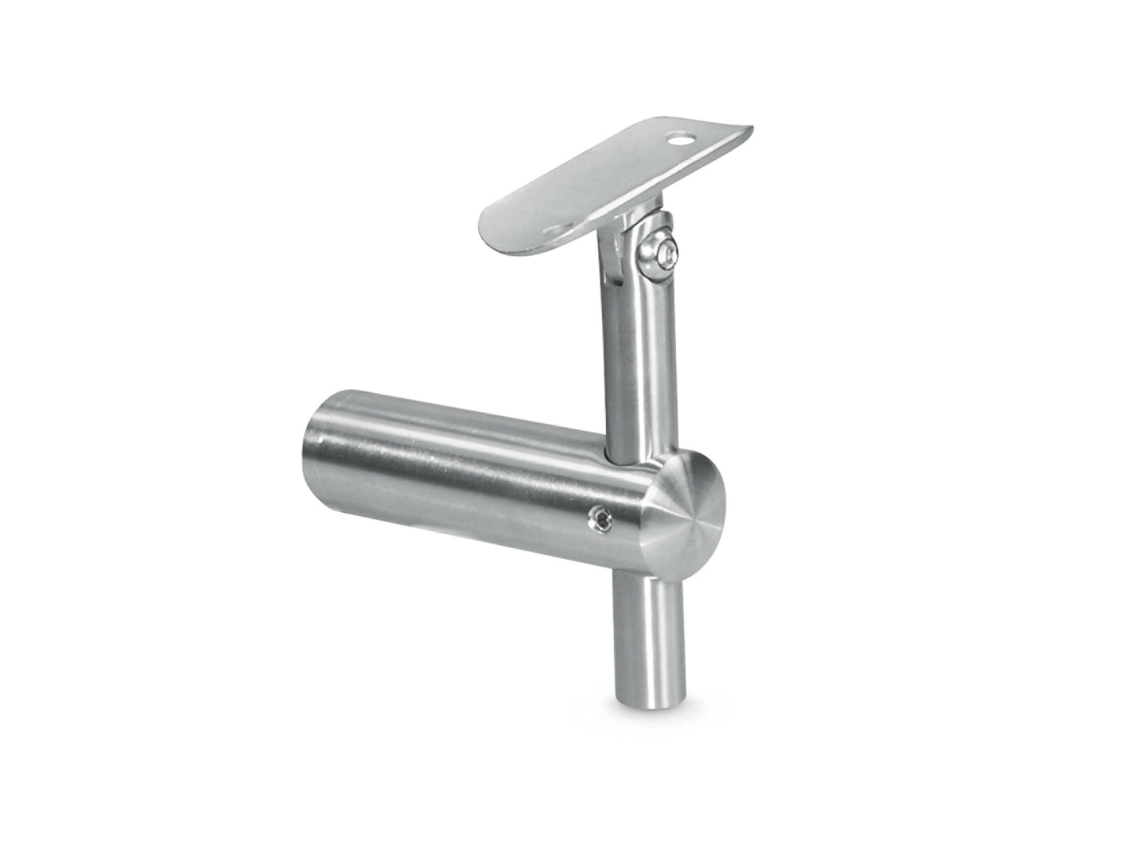 Adjustable Tube Mount Handrail Support for Stainless Steel Outdoor Railings