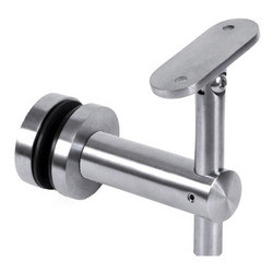 Componentes de barandillas de acero inoxidable, soporte de manija de vidrio ajustable