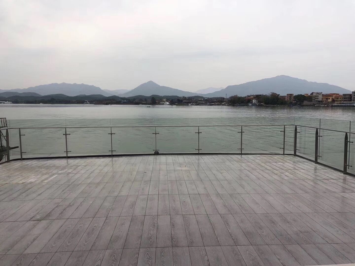 W45mm * H121mm Frameless Glass Balustrade Stainless Steel Railing Tubes