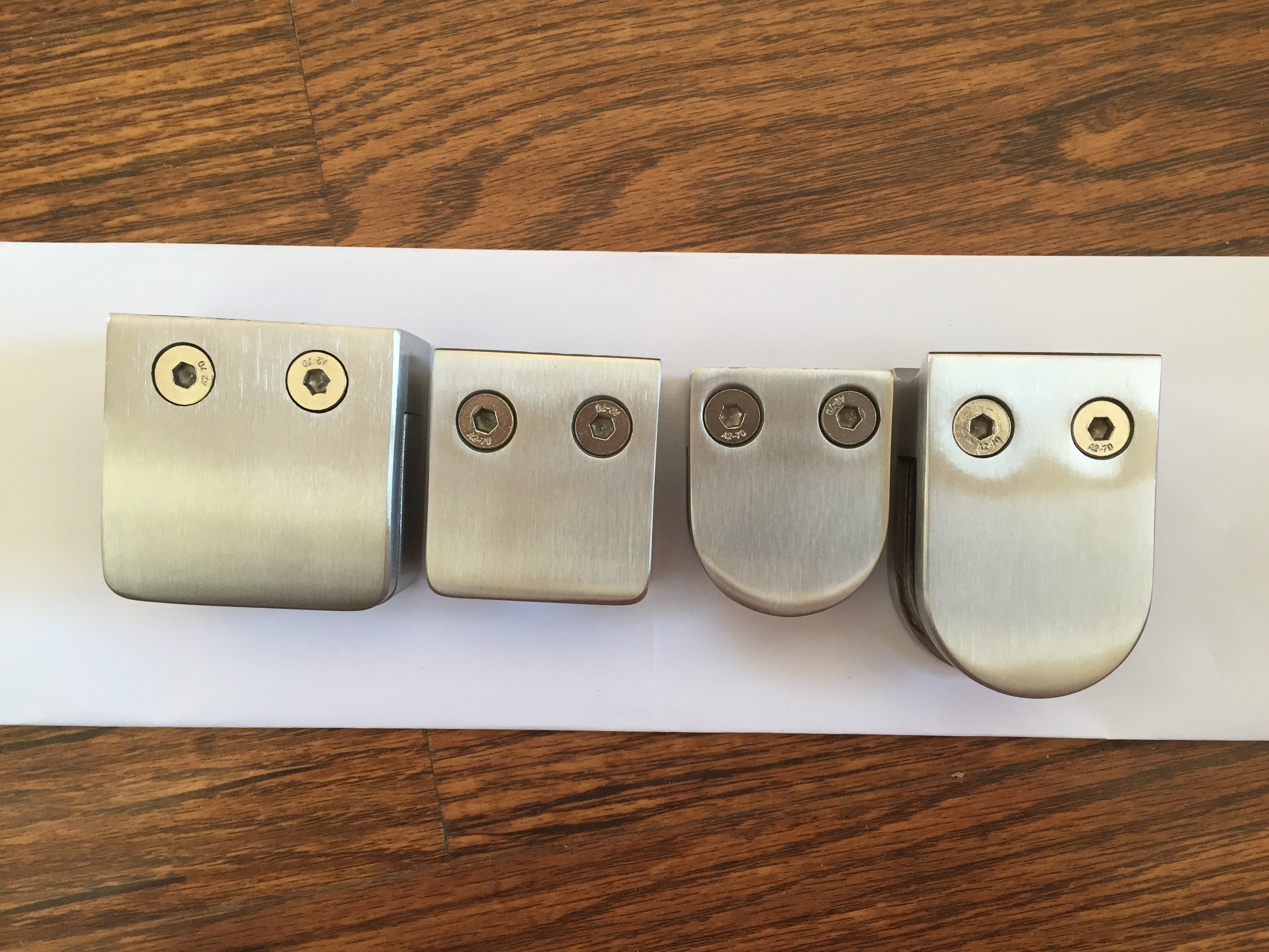 Indoor / Outdoor Stainless Steel Glass Brackets Stainless Steel Glass Holder