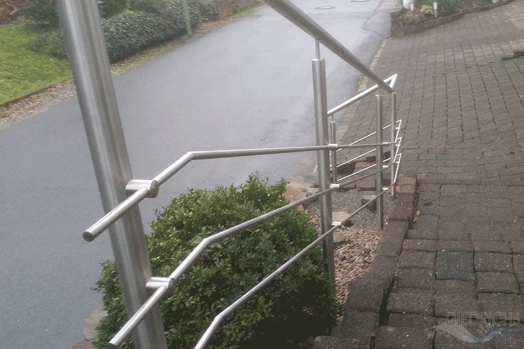 Handrails 8mm SS316 Stainless Steel Railing Balusters